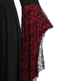 Women's Long Medieval Cosplay Dress - Red - A / Dress - 5XL - Polyester - image 4