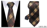 Men's Classic Wedding Business Suit Ties - Gray - 301 - One Size - Polyester - image 32