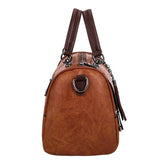 Handbags Women's Fashion Boston Bag - Black - Handbag - Medium - PU Leather - image 12