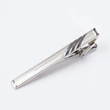 Men Silver Color Formal Tie Clip - Silver - Color / A4 - Small - Iron Alloy - image 4