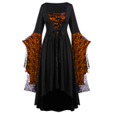 Women's Long Medieval Cosplay Dress - Red - A / Dress - 5XL - Polyester - image 14
