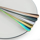 Long Handled Dessert Spoons 4 Pcs - Multi Color - 4Pcs Set - Long - Stainless Steel - image 4