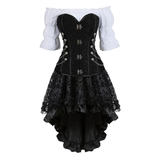 Funki Buys | Dresses | Women's Steampunk Top Corset Skirt Set
