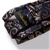 Men's 3 Pcs Paisley Wedding Tie Sets - MJ-7710 - One Size - Silk/Polyester - image 11