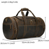Funki Buys | Bags | Travel Bags Men's Leather Overnight Bag