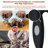 BBQ Pulled Meat Shredding Paws - Black - 2pcs Meat Claws - Medium - Stainless Steel - image 6