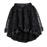 Women's Steampunk Cosplay Skirt Set - Black - Corset Skirt Set - 6XL - Polyester - image 5