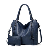 Handbags Women's Fashion Tote Bags - Blue - 1 - Handbag + Purse - Medium - PU Leather - image 3