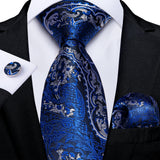 Men's 3 Pcs Paisley Wedding Tie Sets - MJ-7456 - One Size - Silk/Polyester - image 50