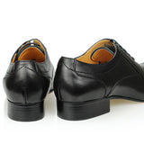Men's Genuine Leather Brogue Shoes - Black - Men's Formal Shoes - 47 B - Genuine Leather - image 2