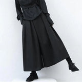 Men's Women's Gothic Wide Leg Pant Skirts - Black - Pant Skirt - 4XL - Cotton - image 8