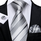 Men's 3 Pcs Premium Silk Tie Sets - MJ-7735 - One Size - Silk/Polyester - image 20