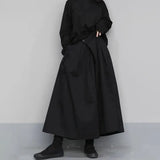Men's Women's Gothic Wide Leg Pant Skirts - Black - Pant Skirt - 4XL - Cotton - image 7
