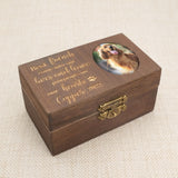 Custom Pet Ashes Wooden Urns - Beige - Pet Ashes Box - Medium - Wood - image 3