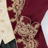 Women's Men's Steampunk Victorian Coat - Red - Jacket - XXXL - Polyester - image 4