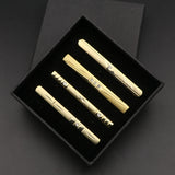 Men's Stylish 4 Pcs Tie Clip Gift Box - Small - Copper - image 26