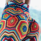 Women High Waist Yoga Printed Leggings - Multi - Slim Pencil Pants - XXXL - Polyester/Spandex - image 9