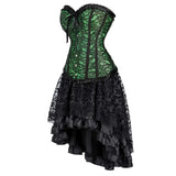Women's Victorian Gothic Corset Dress - Black 1 / Black 1 - 2340 / 6523 - 6XL - Polyester - image 20