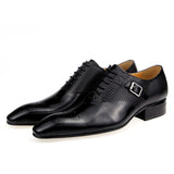 Men's Luxury Leather Brogue Dress Shoe - Auburn - Men's Dress Shoe - 48 B - Genuine Leather - image 25