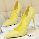 Women's Luxury Pastel Wedding Stilettos - Blue - 1 - 10.5cm - Stilettos - 43 B - PU Leather - image 50