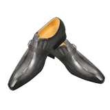 Men's Genuine Leather Formal Dress Shoe - Black - Dress Shoes - 50 B - Genuine Leather - image 17