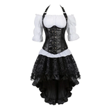 Funki Buys | Dresses | Women's Steampunk Top Corset Skirt Set