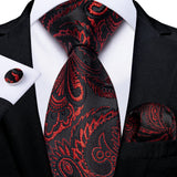 Funki Buys | Neckties | Men's 3 Pcs Paisley Wedding Tie Sets