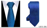 Men's Classic Wedding Business Suit Ties - Gray - 301 - One Size - Polyester - image 20