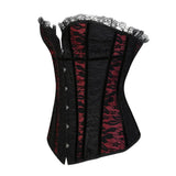 Women's Victorian Corset Bustier Dress - Black/Red - Corset - 6XL - Polyester - image 3
