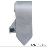 Men's Classic Wedding Business Suit Ties - Gray - 302 - One Size - Polyester - image 42