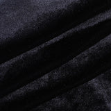 Women's Long Gothic Velvet Spilt Dress - Black - Dress - XXXL - Velvet - image 21
