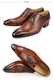 Men's Leather Luxury Wedding Shoes - Brown - Dress Shoes - 39 B - Genuine Leather - image 10