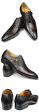 Men's Luxury Leather Brogue Dress Shoe - Auburn - Men's Dress Shoe - 48 B - Genuine Leather - image 23