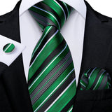 Men's 3 Pcs Premium Silk Tie Sets - MJ-7638 - One Size - Silk/Polyester - image 22