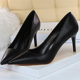 Women's Luxury Pastel Wedding Stilettos - Blue - 1 - 10.5cm - Stilettos - 43 B - PU Leather - image 15