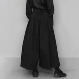 Men's Women's Gothic Wide Leg Pant Skirts - Black - Pant Skirt - 4XL - Cotton - image 3