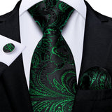 Funki Buys | Neckties | Men's 3 Pcs Paisley Wedding Tie Sets