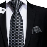 Men's 3 Pcs 100% Silk Luxury Tie Sets - C-0527 - One Size - Silk - image 17