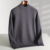 Men's Thick Warm Turtleneck Pullover - Black - Turtleneck Sweater - L (55-65KG) - Polyester - image 5