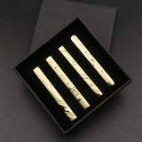 Men's Stylish 4 Pcs Tie Clip Gift Box - Small - Copper - image 32