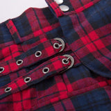 Men's Modern Highland Tartan Kilts Gothic - Red - Kilt - 5XL - Polyester - image 5