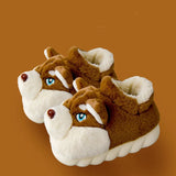 Unisex Alaskan Dog Slippers - Brown - Shoes - 44-45 - Plush - image 16