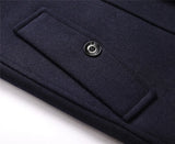 Men's Winter Woolen Long Trench Coat - Khaki - Jacket - 6XL - Polyester - image 5