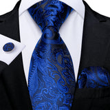 Men's 3 Pcs Luxury Formal Tie Sets - MJ-7671 - One Size - Silk/Polyester - image 33
