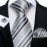 Men's 3 Pcs Premium Silk Tie Sets - MJ-7737 - One Size - Silk/Polyester - image 29