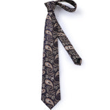 Men's 3 Pcs Paisley Wedding Tie Sets - MJ-7710 - One Size - Silk/Polyester - image 13