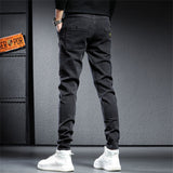 Men's Slim Fit Cargo Streetwear Pants - Black - Skinny Cargo Pants - 38 (5XL) - Polyester - image 9