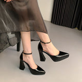 Women's Formal Dress Shoes Spool Heel - White - Shoes - 10.5 B - PU Leather - image 36