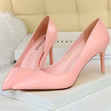 Women's Luxury Pastel Wedding Stilettos - Blue - 1 - 10.5cm - Stilettos - 43 B - PU Leather - image 5
