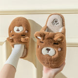 Women's Cute Novelty Funny Bear Slippers - White - Bear Slippers - 45 - image 6
